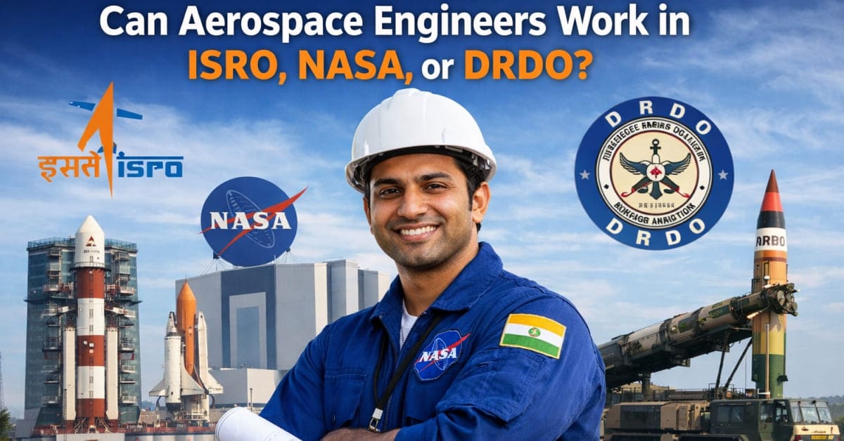Can Aerospace Engineers Work in ISRO, NASA, or DRDO?